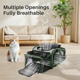 Expandable, Foldable, Portable Pet Carrier With Wheels And Six Sides For Cats And Small Dogs. (Option: 1pc)